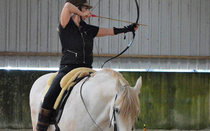 Trudi our Horseback Archer