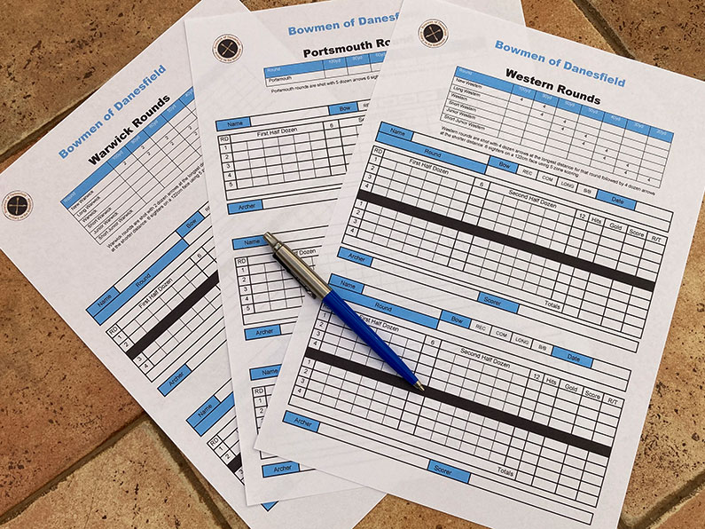 The Archery Scoresheet Success Archery Somerset Bowmen Of